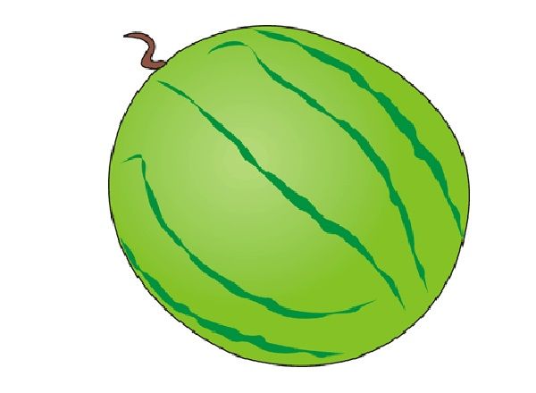Detail Mewarnai Buah Semangka Nomer 38