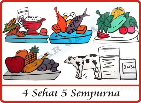 Detail Mewarnai Gambar 4 Sehat 5 Sempurna Nomer 37