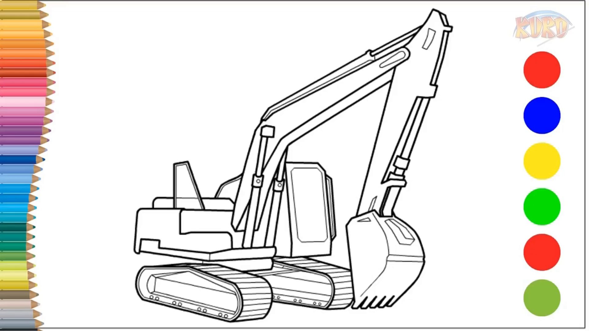 Detail Mewarnai Gambar Alat Berat Nomer 16