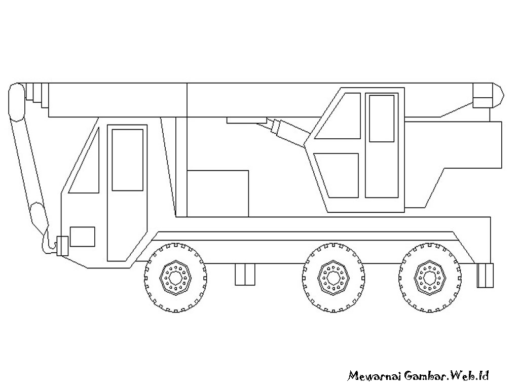 Detail Mewarnai Gambar Alat Berat Nomer 45