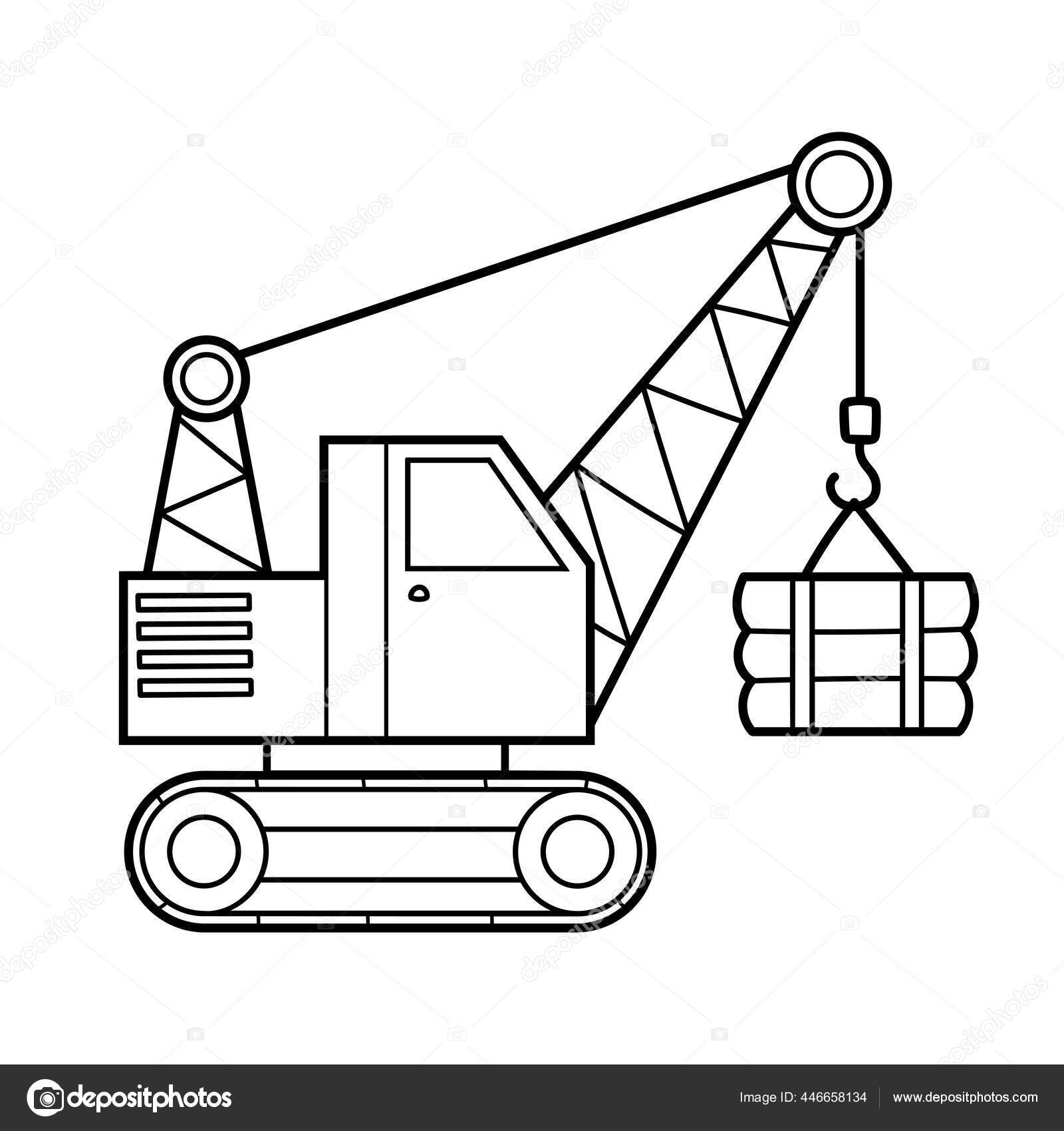 Detail Mewarnai Gambar Alat Berat Nomer 49