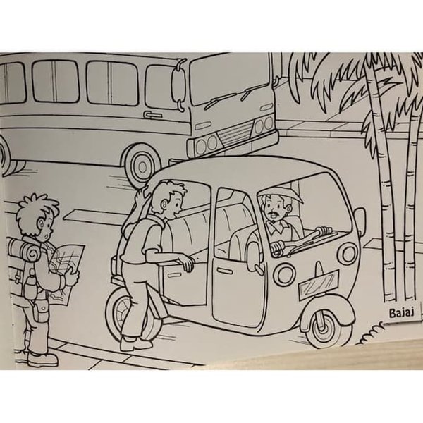 Detail Mewarnai Gambar Alat Transportasi Nomer 28