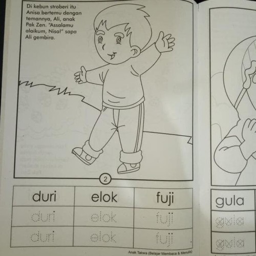 Detail Mewarnai Gambar Anak Belajar Nomer 50