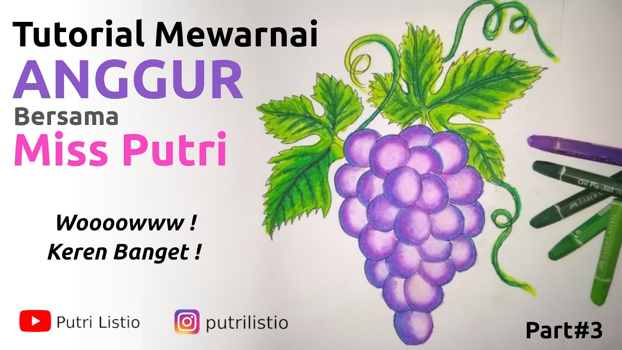 Detail Mewarnai Gambar Anggur Nomer 38