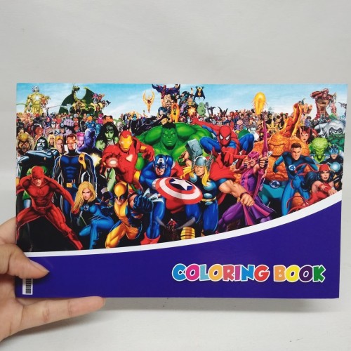 Detail Mewarnai Gambar Avengers Nomer 26