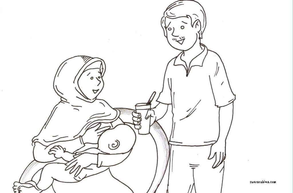 Detail Mewarnai Gambar Ayah Nomer 25