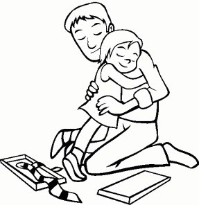 Detail Mewarnai Gambar Ayah Nomer 29