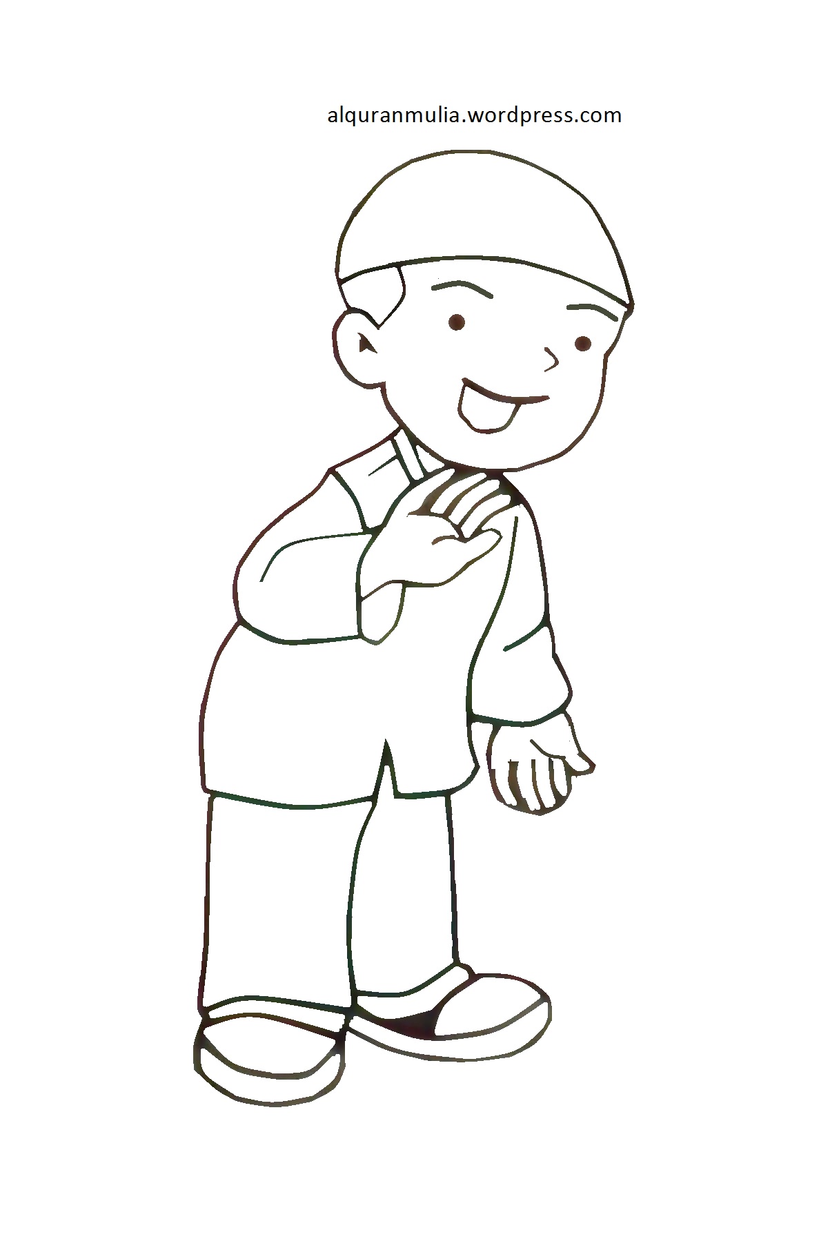 Detail Mewarnai Gambar Ayah Nomer 4