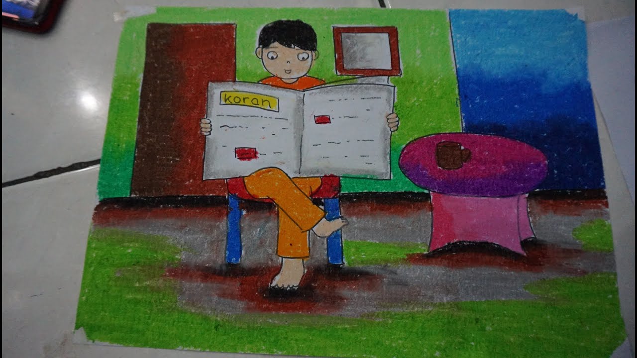 Detail Mewarnai Gambar Ayah Nomer 48