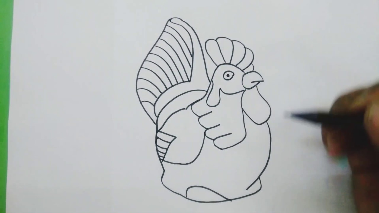Detail Mewarnai Gambar Ayam Jago Nomer 52