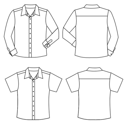 Detail Mewarnai Gambar Baju Kemeja Nomer 9