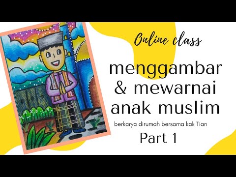 Detail Mewarnai Gambar Baju Muslim Nomer 36