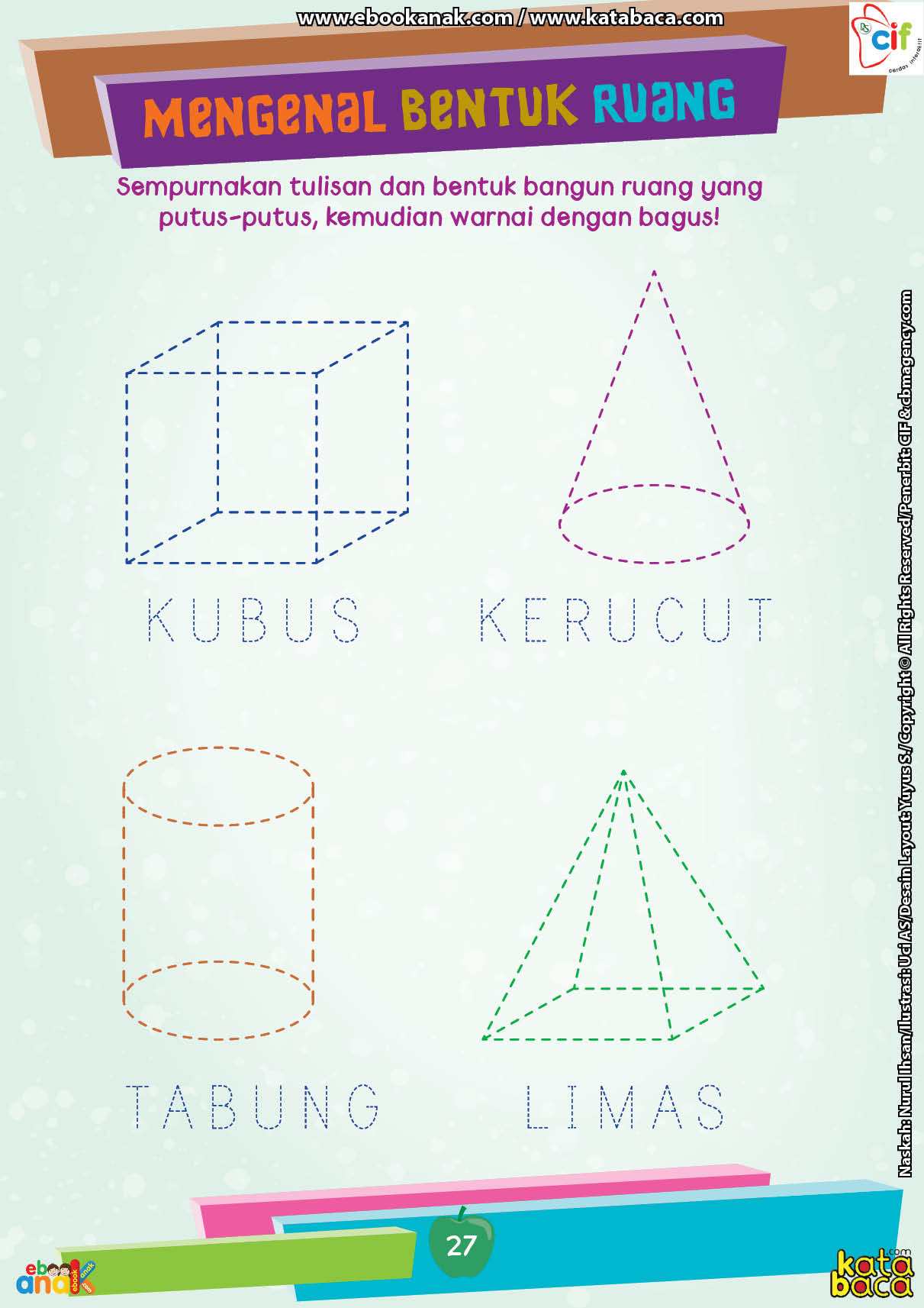 Detail Mewarnai Gambar Bangun Datar Nomer 13