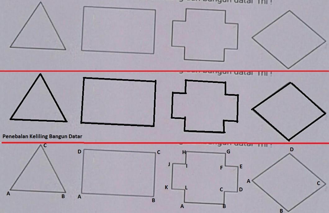 Detail Mewarnai Gambar Bangun Datar Nomer 48