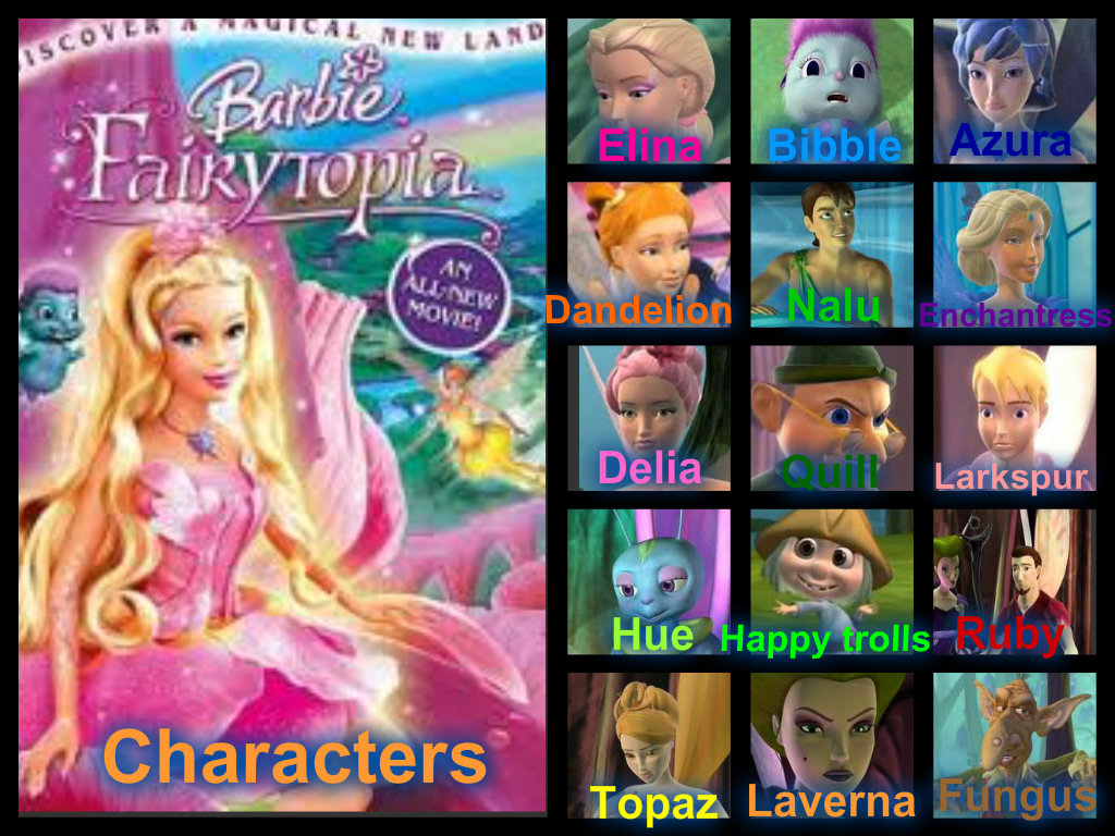 Detail Mewarnai Gambar Barbie Fairytopia Nomer 38