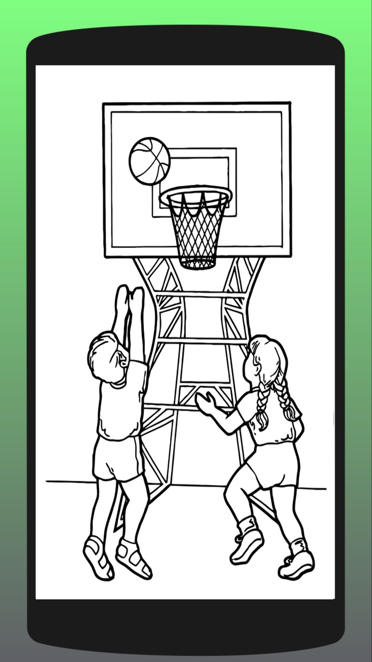 Detail Mewarnai Gambar Basket Nomer 27