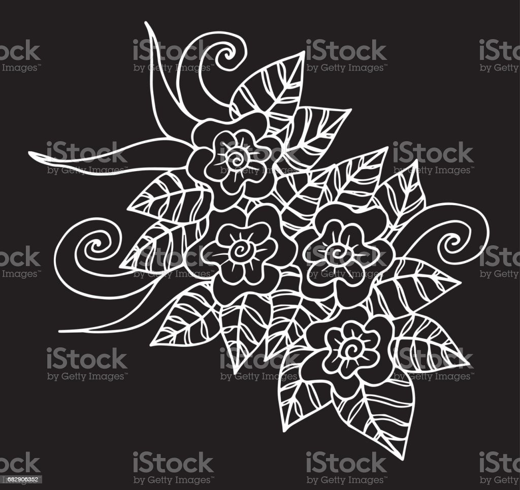 Detail Mewarnai Gambar Batik Bunga Nomer 39