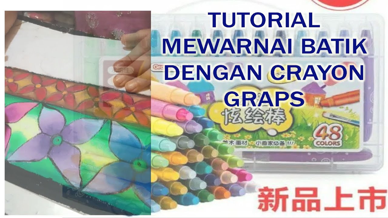 Detail Mewarnai Gambar Batik Dengan Crayon Nomer 10