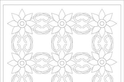 Detail Mewarnai Gambar Batik Sederhana Nomer 17
