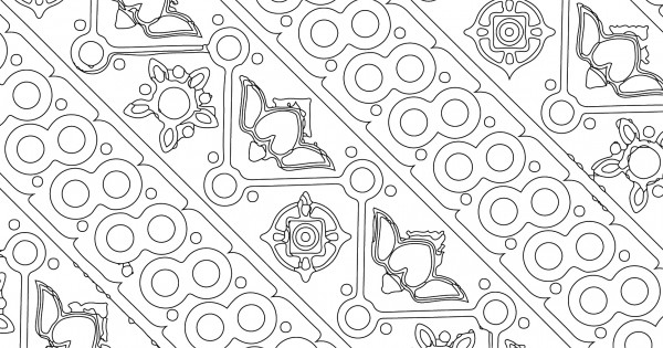 Detail Mewarnai Gambar Batik Sederhana Nomer 52
