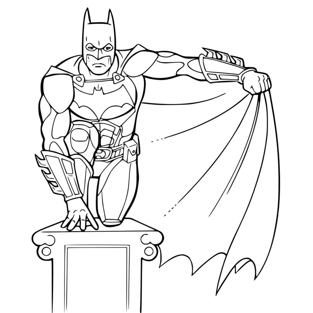 Detail Mewarnai Gambar Batman Nomer 30