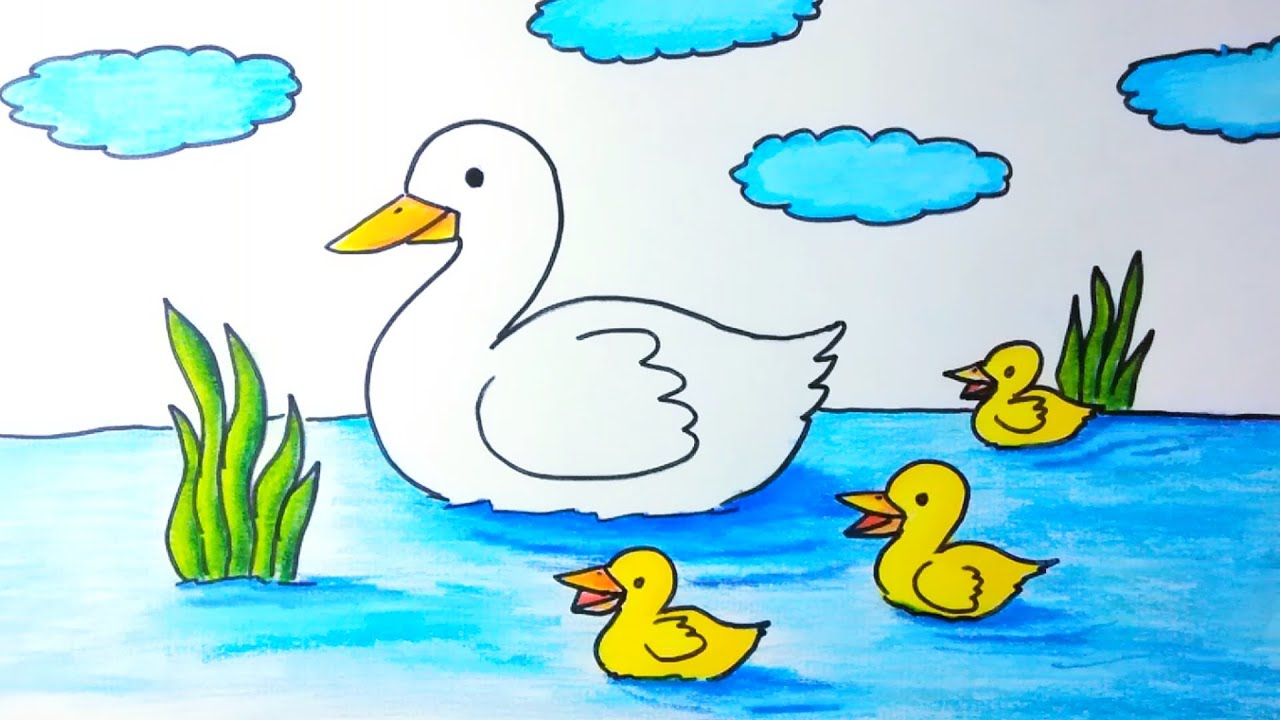 Detail Mewarnai Gambar Bebek Mewarnai Gambar Bunga Nomer 7