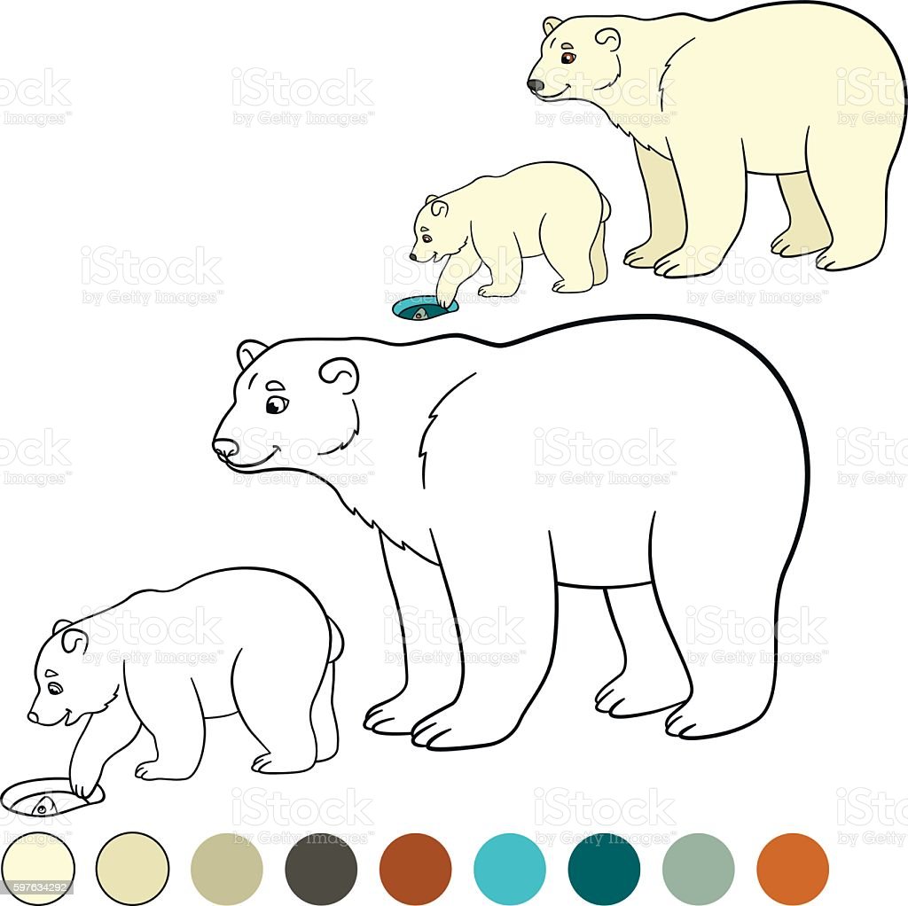 Detail Mewarnai Gambar Beruang Nomer 30
