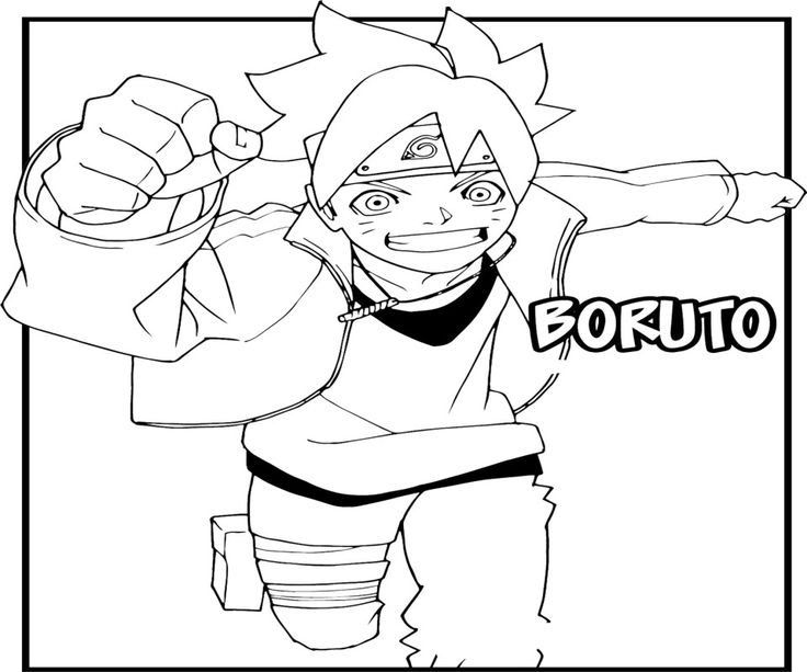 Detail Mewarnai Gambar Boruto Nomer 23