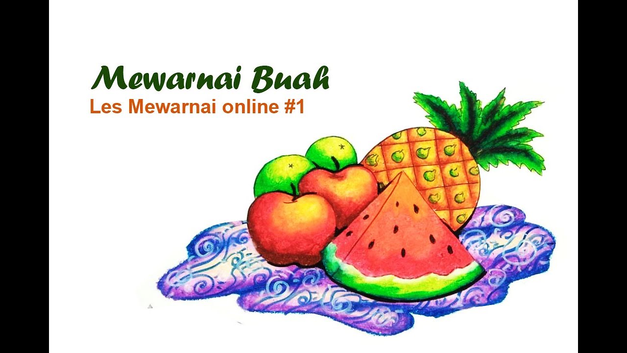 Detail Mewarnai Gambar Buah Melon Nomer 40