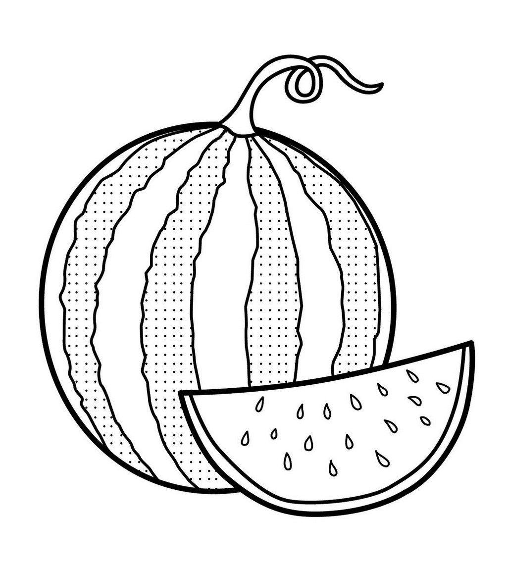 Detail Mewarnai Gambar Buah Melon Nomer 42