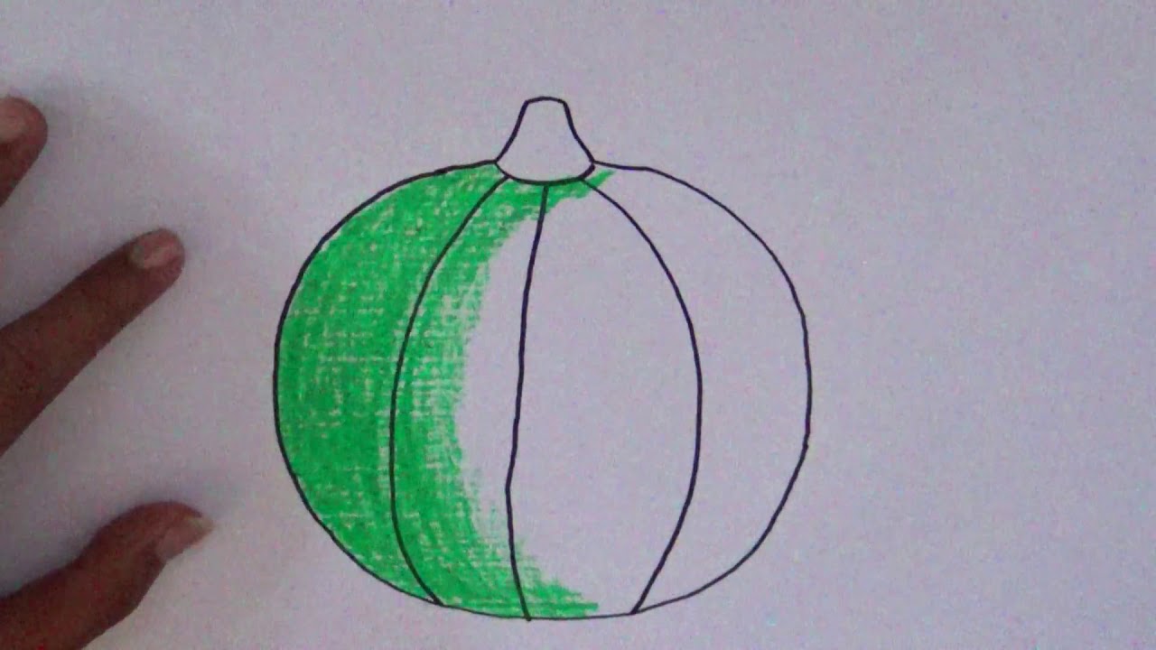 Detail Mewarnai Gambar Buah Melon Nomer 7