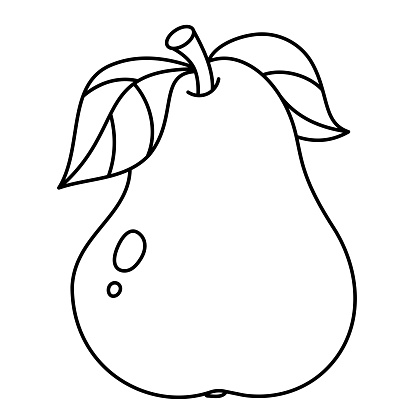 Detail Mewarnai Gambar Buah Pear Nomer 20