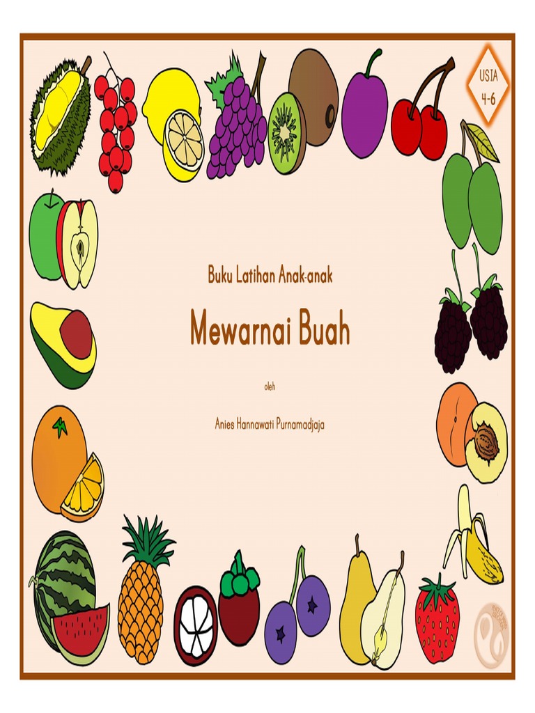 Detail Mewarnai Gambar Buah Pear Nomer 28