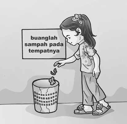 Mewarnai Gambar Buang Sampah Pada Tempatnya - 48+ Koleksi Gambar