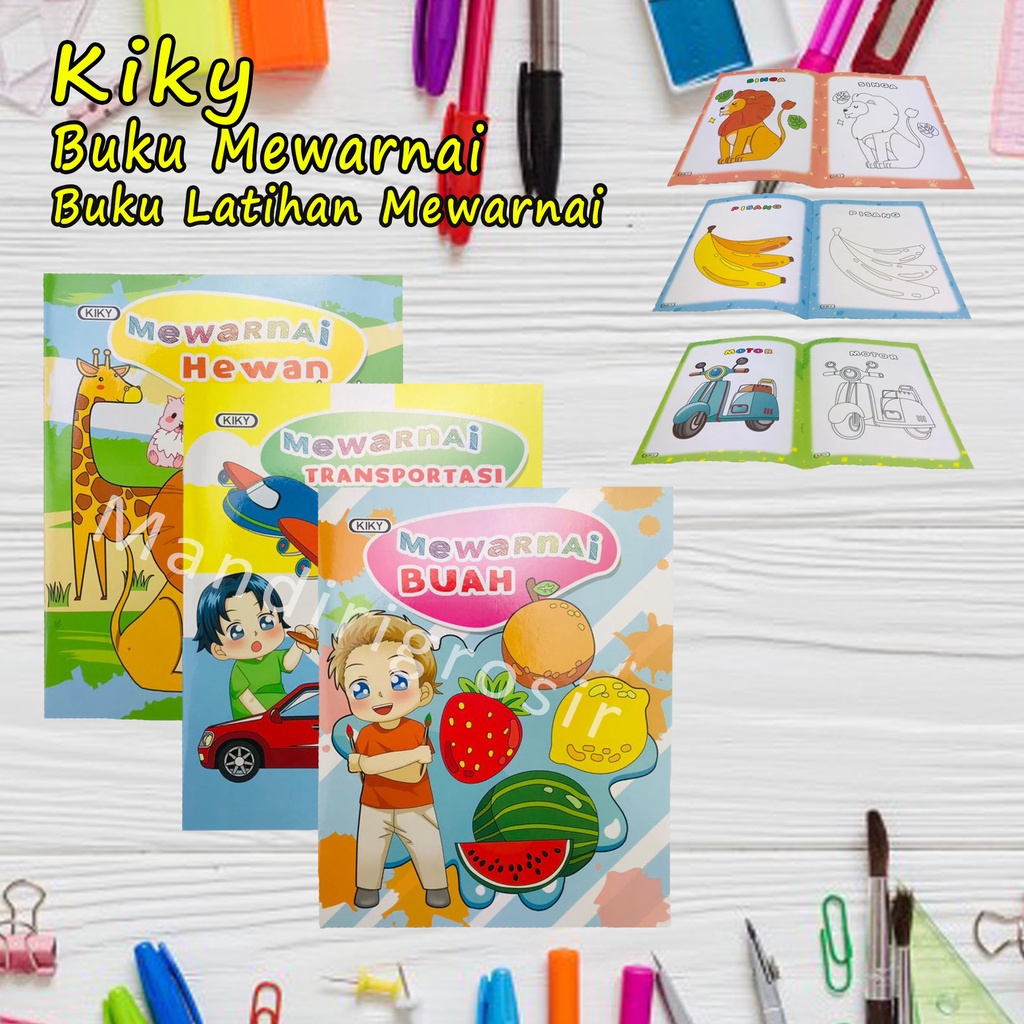 Detail Mewarnai Gambar Buku Tulis Nomer 53