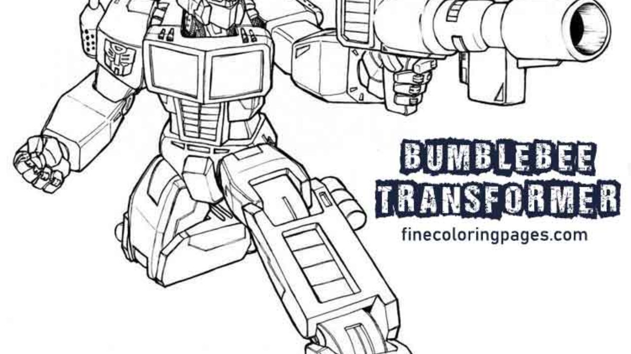 Detail Mewarnai Gambar Bumblebee Nomer 23