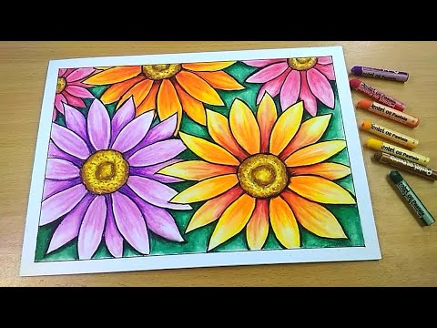 Detail Mewarnai Gambar Bunga Dengan Gradasi Nomer 13