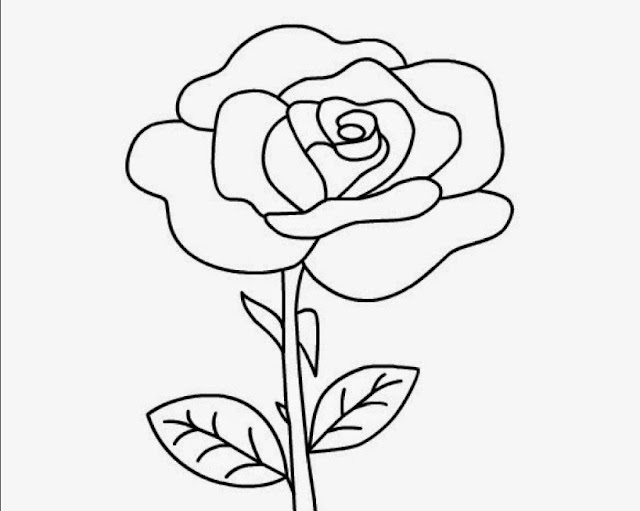 Detail Mewarnai Gambar Bunga Mawar Merah Nomer 33