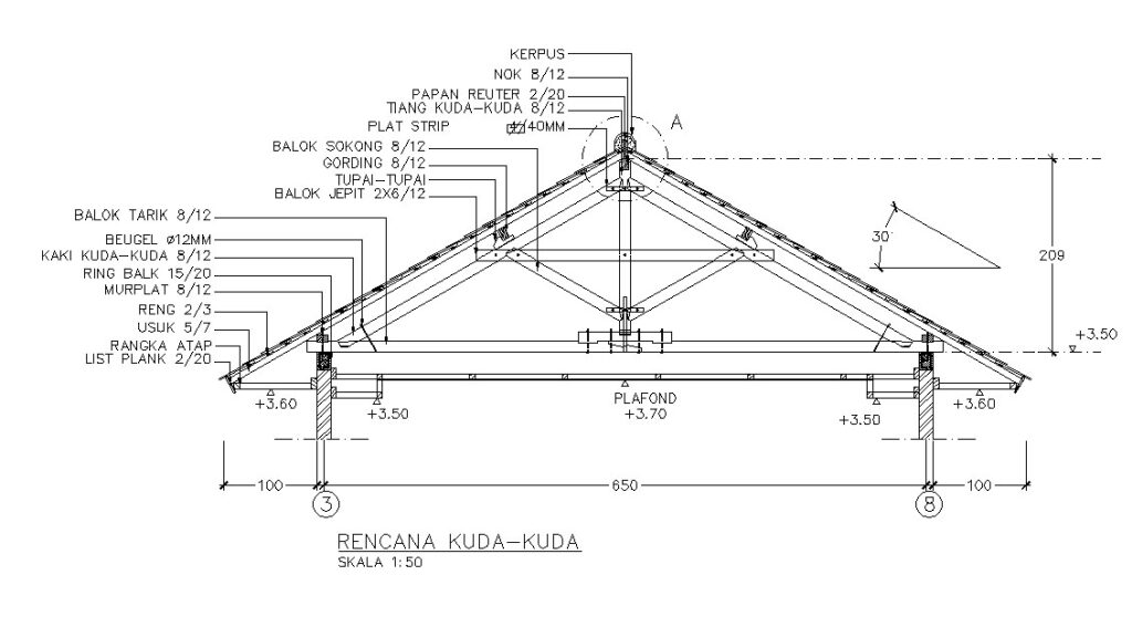 Detail Kuda Kuda Rumah Nomer 7