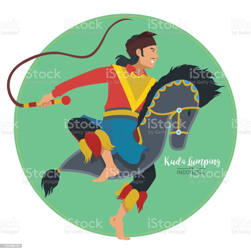 Detail Kuda Lumping Vector Nomer 13