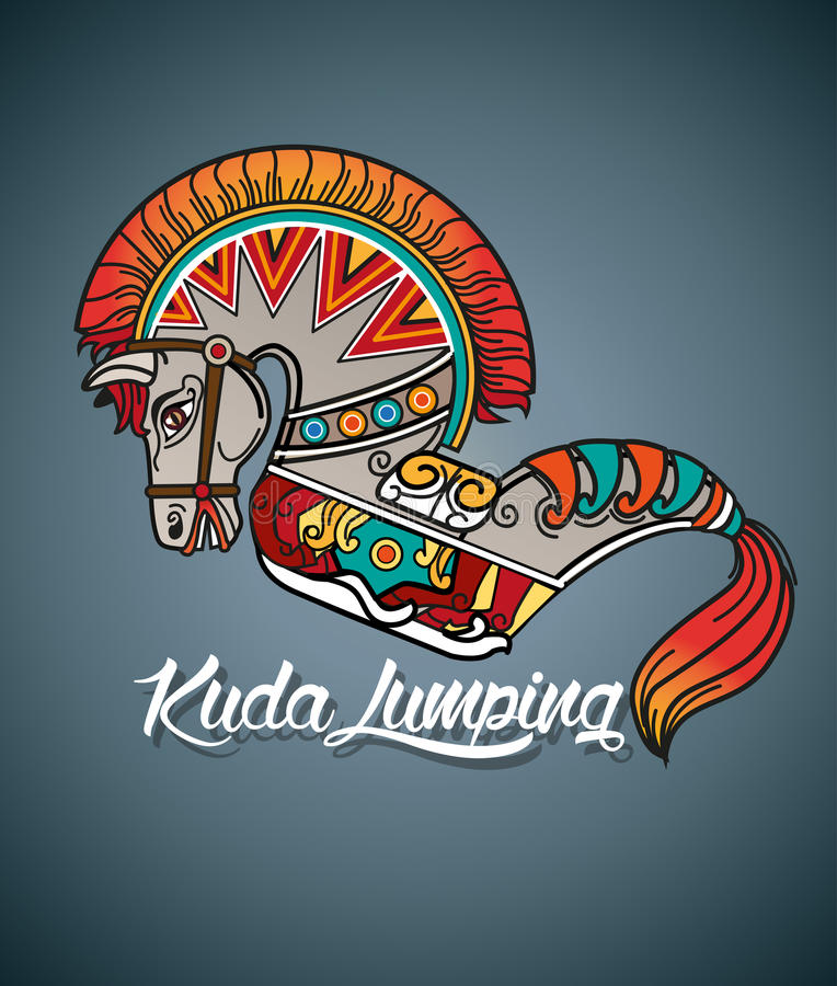 Detail Kuda Lumping Vector Nomer 15