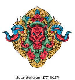 Detail Kuda Lumping Vector Nomer 26