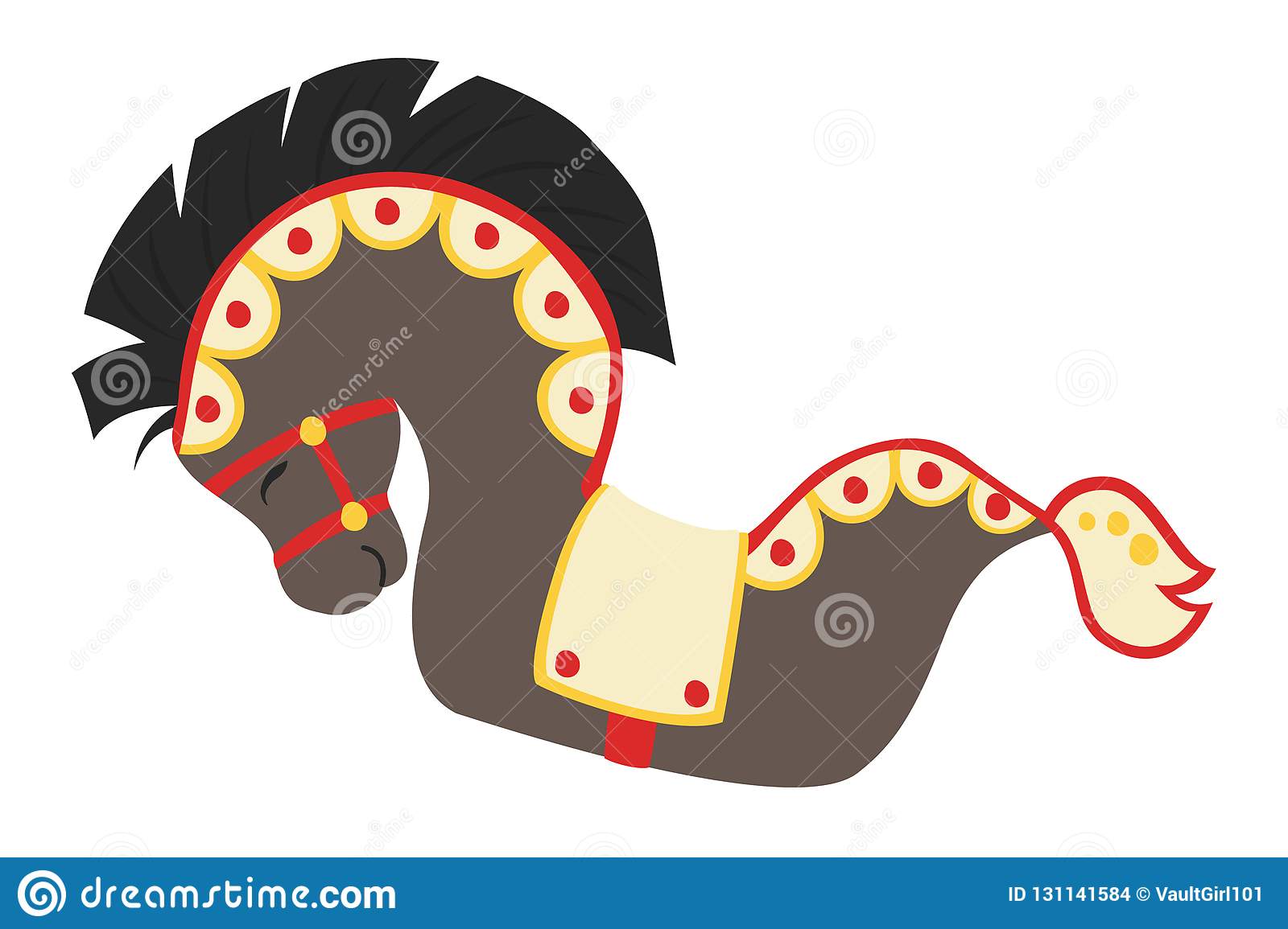 Detail Kuda Lumping Vector Nomer 4
