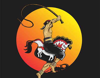 Detail Kuda Lumping Vector Nomer 42