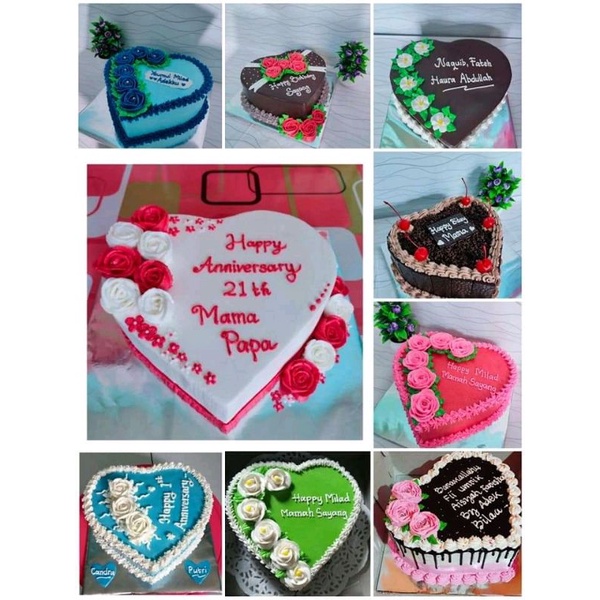 Detail Kue Anniversary Pernikahan Love Nomer 27