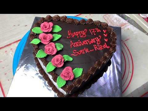 Detail Kue Anniversary Romantis Nomer 11