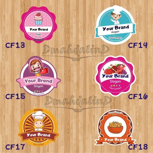 Detail Kue Desain Stiker Makanan Nomer 16