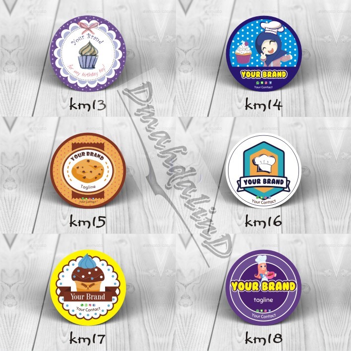 Detail Kue Desain Stiker Makanan Nomer 22