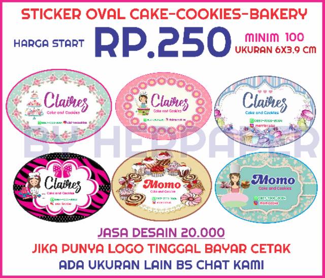 Detail Kue Desain Stiker Makanan Nomer 10