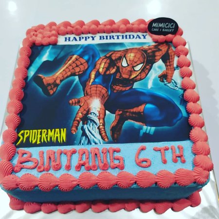 Detail Kue Gambar Spiderman Nomer 37